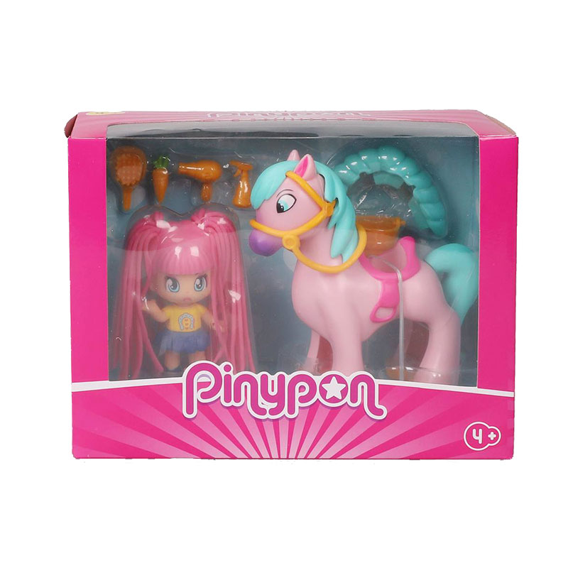 Caballo Pony Pinypon con Figura y Accesorios