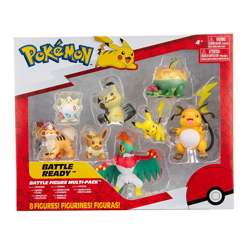 Personajes de Pokémon en Paquete de Figuras de juguete