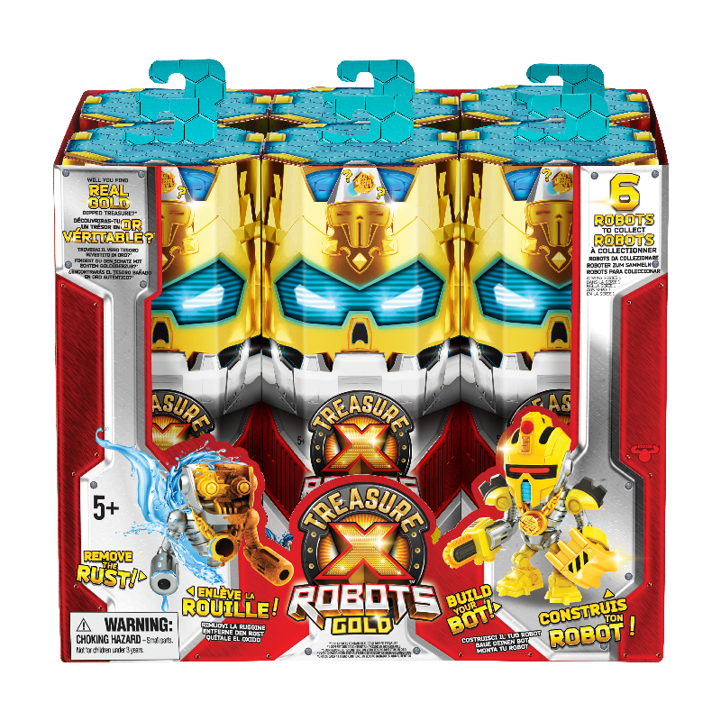 Caja de juguetes Robots Treasure X Sumergibles X6