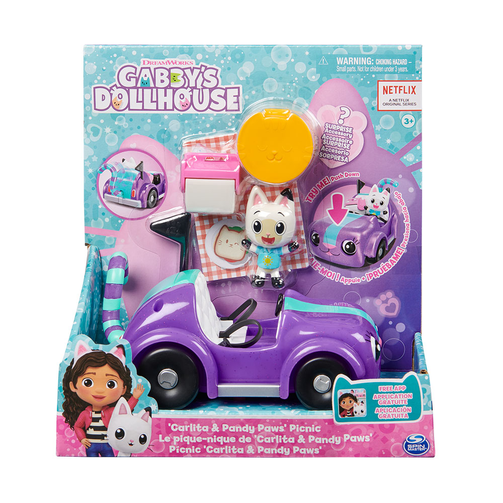 Auto de juguete de Carlita Gabby's Dollhouse