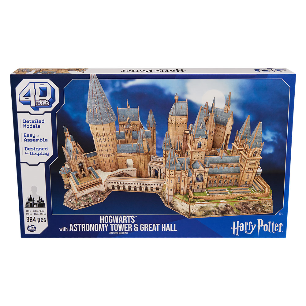 Castillo de Hogwarts Harry Potter para armar con Torre astronomía